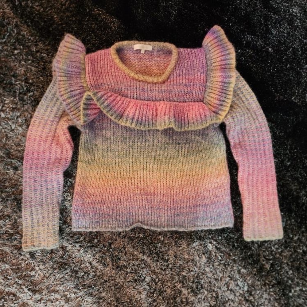 Love Shack Fancy Yumi Pullover Sweater in Large